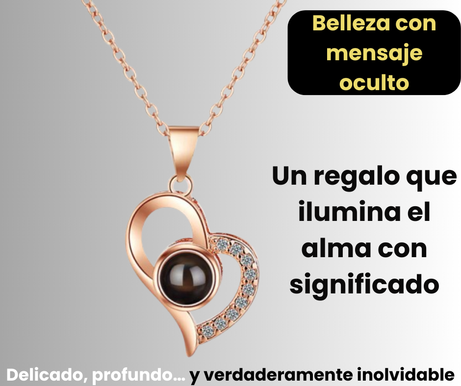 Collar Te Amo En 100 Idiomas