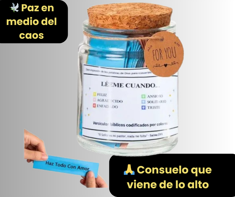 Frasco Bíblico, Mensajes para Manejar Emociones