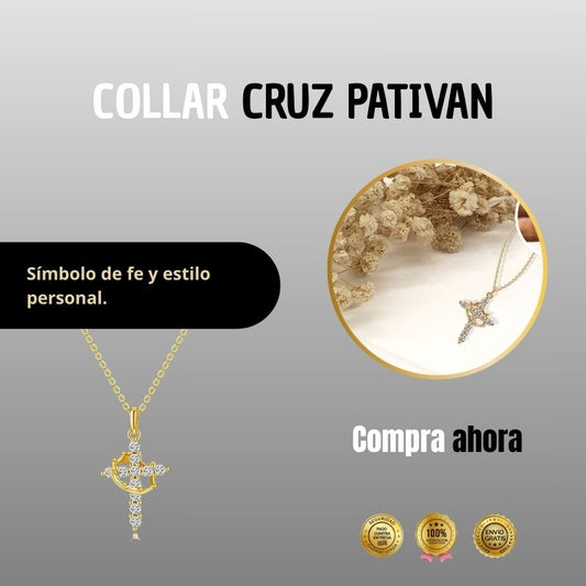 Collar con Colgante de Cruz de Pativan