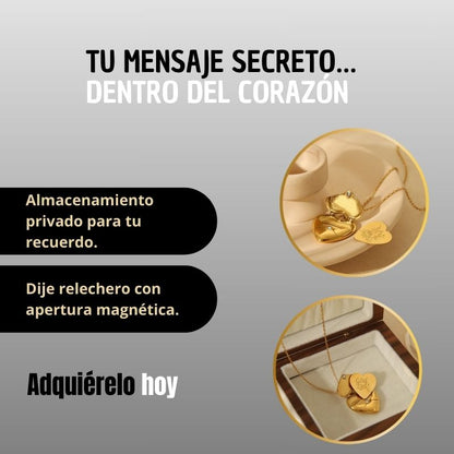 Collar de Corazón "Te amo"