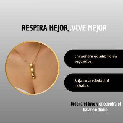 Collar de silbato para la ansiedad