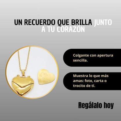 Collar de Corazón "Te amo"