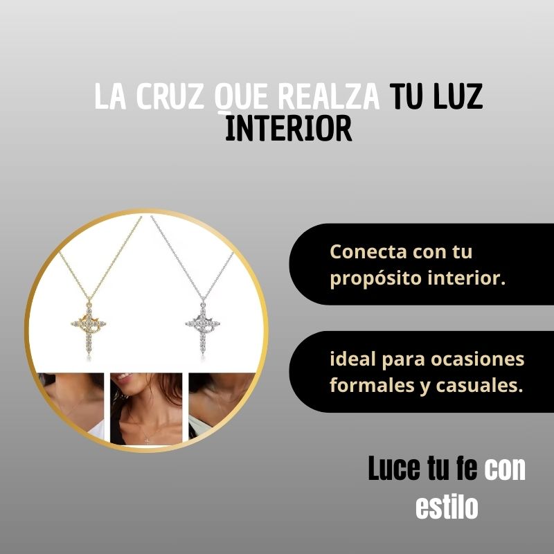 Collar con Colgante de Cruz de Pativan