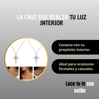 Collar con Colgante de Cruz de Pativan