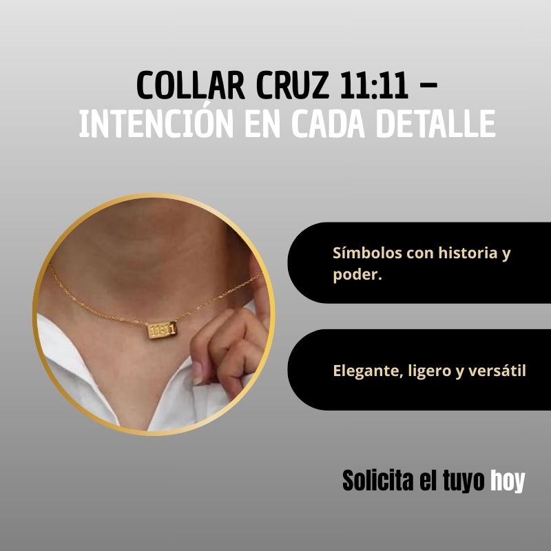 Collar de Cruz 11:11