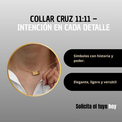 Collar de Cruz 11:11
