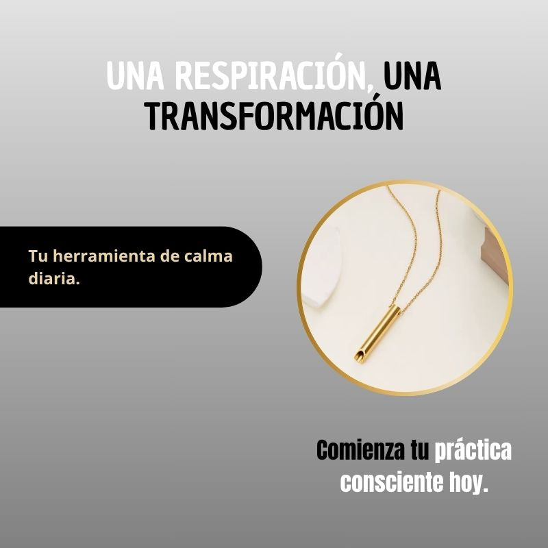 Collar de silbato para la ansiedad