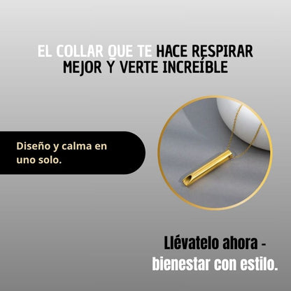 Collar de silbato para la ansiedad