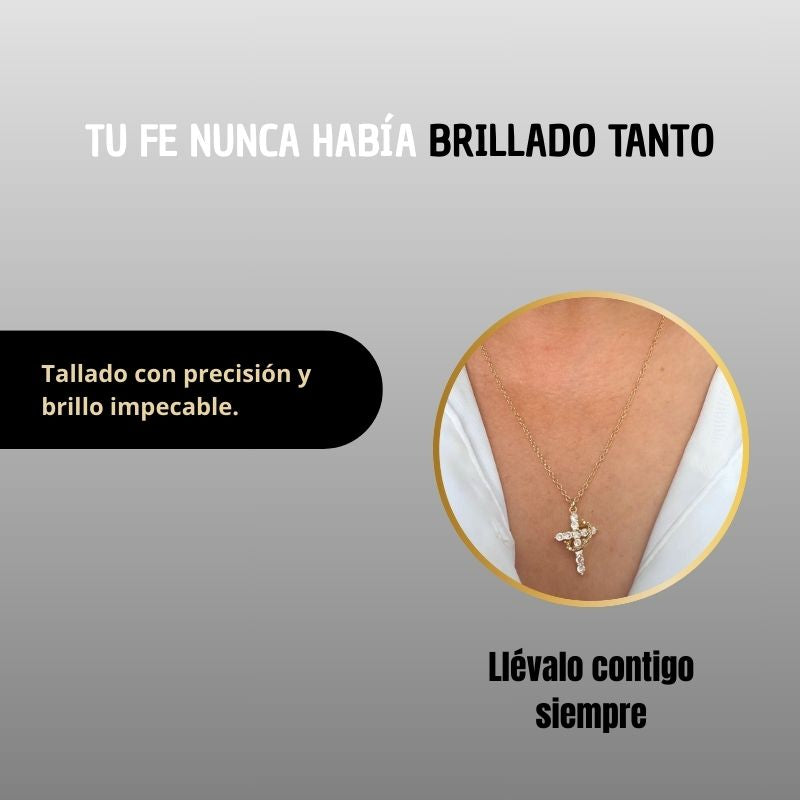 Collar con Colgante de Cruz de Pativan