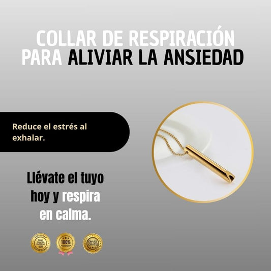 Collar de silbato para la ansiedad