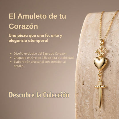 COLLAR CON GOTA DEL SAGRADO CORAZÓN