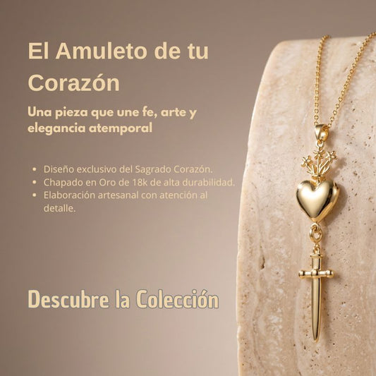 COLLAR CON GOTA DEL SAGRADO CORAZÓN