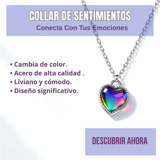 Collar de sentimientos multicolor