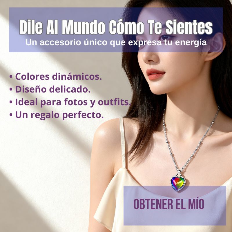 Collar de sentimientos multicolor