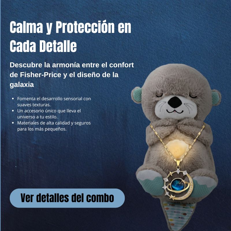 COMBO: Peluche Fisher Price y Collar de Galaxias