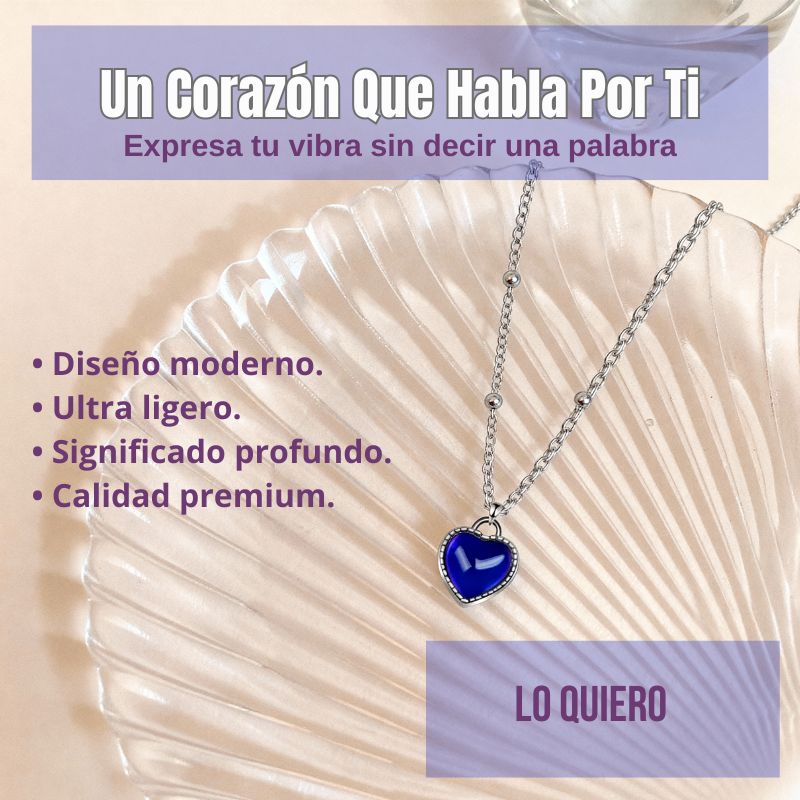 Collar de sentimientos multicolor