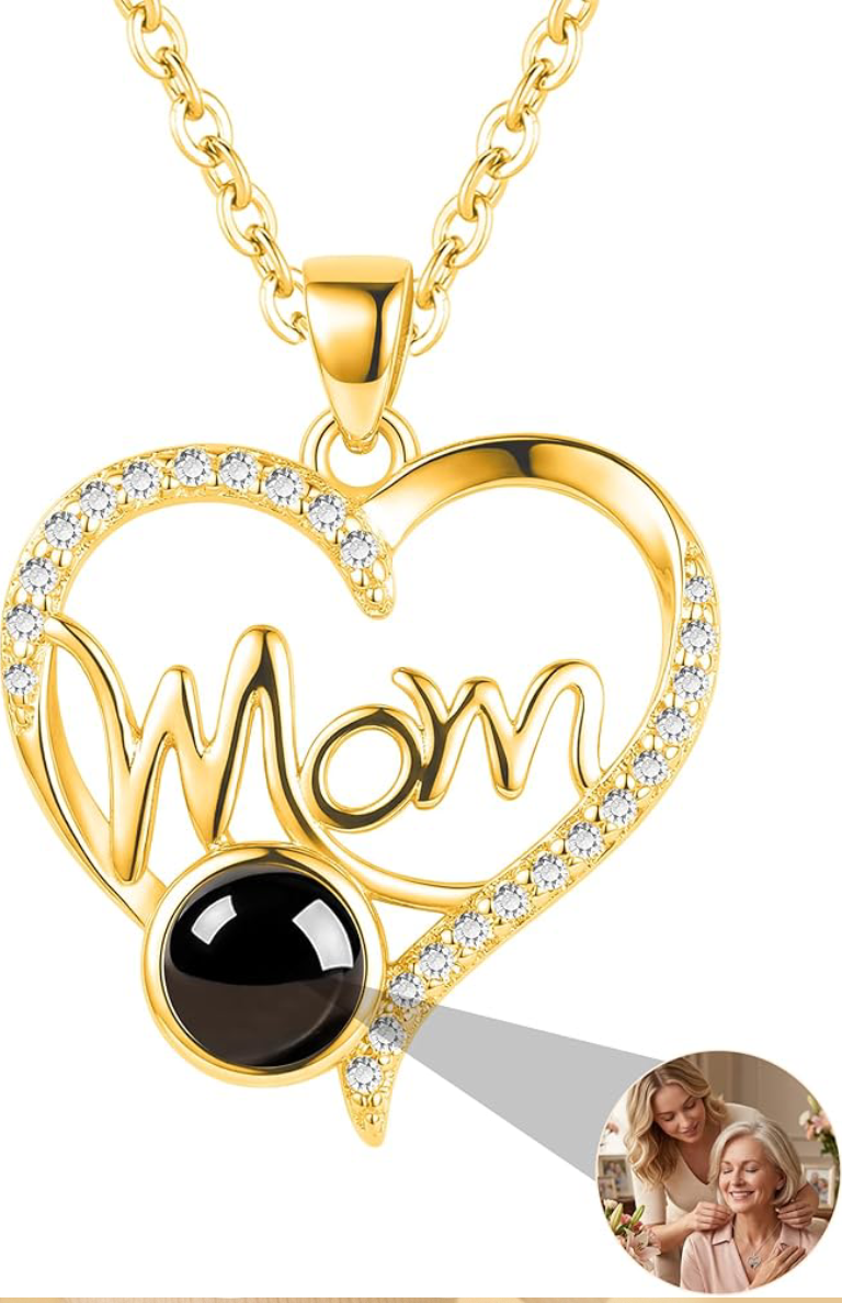 Collar con foto de mamá de Eternity – Foto personalizada de mamá