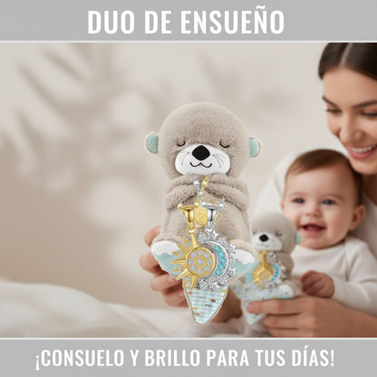 COMBO: Peluche Fisher Price y Collar de Galaxias - Una noche de Ensueño