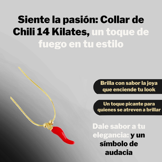 Collar de Chili 14 Kilates