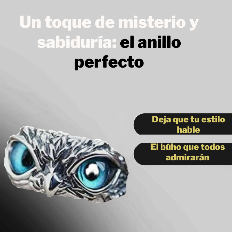 Anillo Búho Ajustable