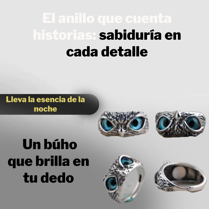 Anillo Búho Ajustable