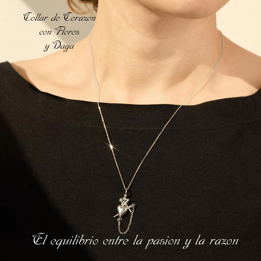Collar de Gota Corazón Sagrado